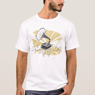 蓄音機のTシャツ Tシャツ