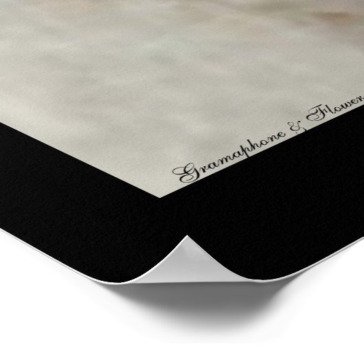 蓄音機ポスター ポスター (角)