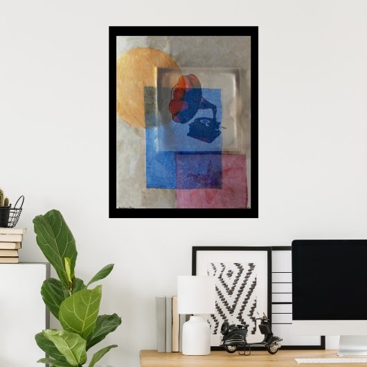 蓄音機ポスター ポスター (ホームオフィス)