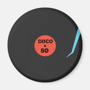 蓄音機レコード磁石 – レトロディスコパーティー マグネット