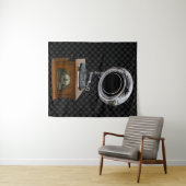 蓄音機織 タペストリー (インサイチュ(横))