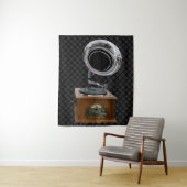 蓄音機織 タペストリー (インサイチュ)