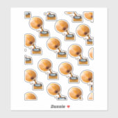 蓄音機録音パターン。 シール (シート)