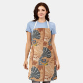 蓄音機 エプロン (着用した状態)