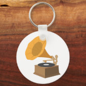蓄音機 キーホルダー (裏面)