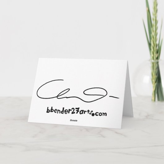 蓄音機 サンキューカード (裏面)