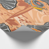 蓄音機 ラッピングペーパー