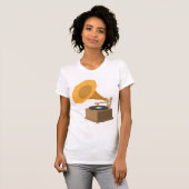 蓄音機 Tシャツ (正面フル)