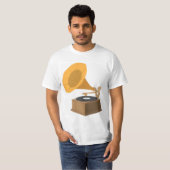 蓄音機 Tシャツ (正面フル)