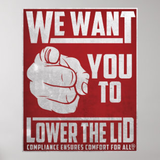 蓋を下ろす ポスター