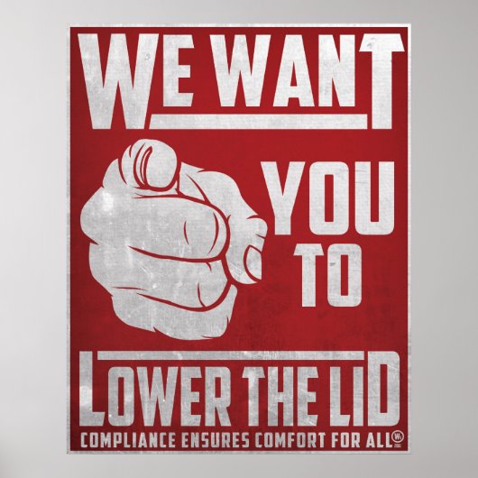 蓋を下ろす ポスター (正面)