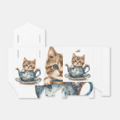 蓋付きキャットギフトボックス フェイバーボックス (折り畳みなし)