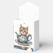 蓋付きキャットギフトボックス フェイバーボックス (オープン)