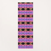 蓮かわいらし花デザイン ヨガマット (正面)