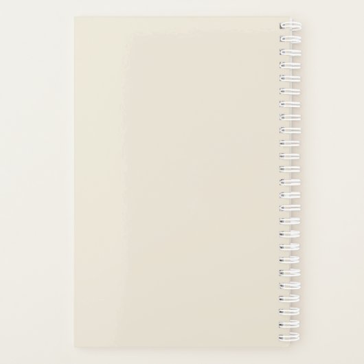 蓮とトンボパーソナライズされたラカスタムイ年 プランナー手帳 (裏面)