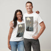 蓮にカワセミ、はす、Koson、Ukiyo-eの古邨のカワセミ Tシャツ (ユニセックス)