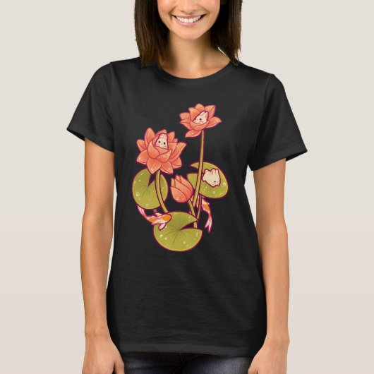 蓮のウサギ Tシャツ (正面)
