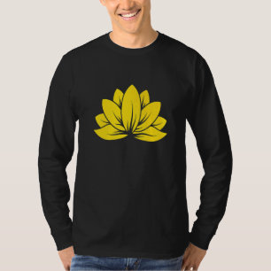 蓮のオームヨガ第三の目イシャヒンズー教リンガ Tシャツ