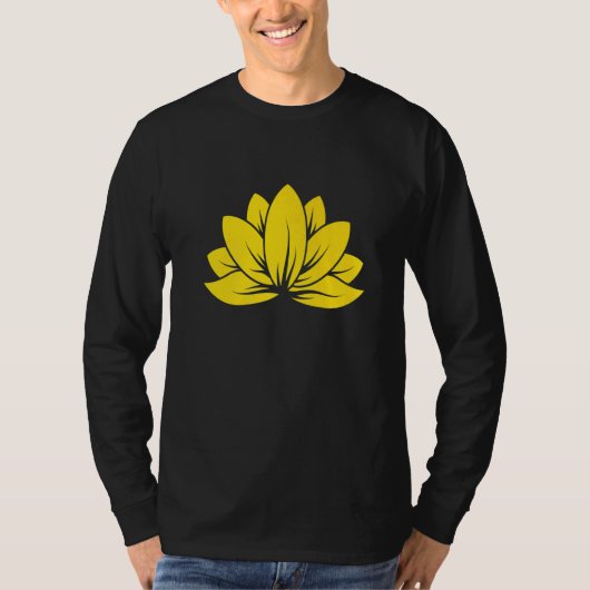 蓮のオームヨガ第三の目イシャヒンズー教リンガ Tシャツ (正面)