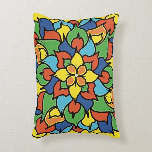 蓮のクッション アクセントクッション (正面(垂直))