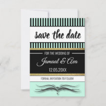 蓮のスクロールとストライプ - ゴールド箔