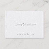 蓮の名刺 名刺 (裏面)