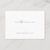 蓮の名刺 名刺 (裏面)