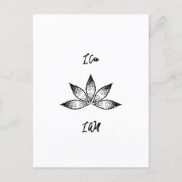 蓮の固感動的定ができる ポストカード