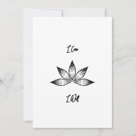 蓮の固感動的定ができる 招待状