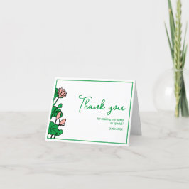 蓮の庭園 パーソナライズ パーティー 感謝カード