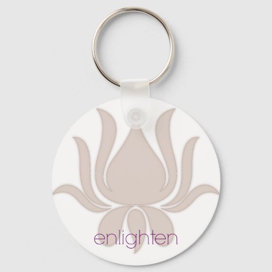 蓮の悟り キーホルダー (正面)
