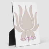 蓮の悟り フォトプラーク (側面)