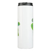 蓮の水の色の贈り物絵画のようパーソナライズされたに タンブラー (裏面)