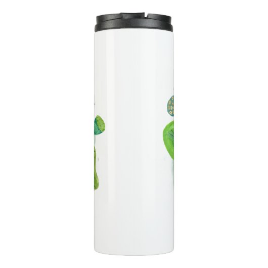 蓮の水の色の贈り物絵画のようパーソナライズされたに タンブラー (裏面)