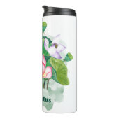 蓮の水の色の贈り物絵画のようパーソナライズされたに タンブラー (回転右)