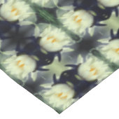 蓮の水百合花抽象芸術絵柄 テーブルクロス (アングル)