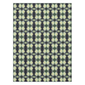 蓮の水百合花抽象芸術絵柄 テーブルクロス (正面)