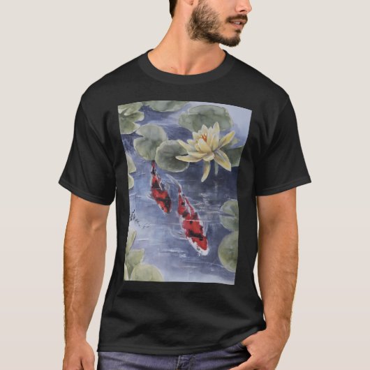 蓮の禅ガーデン Tシャツ (正面)