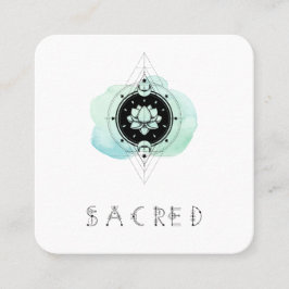 *~*蓮の聖なる月と涅槃の象徴 スクエア名刺