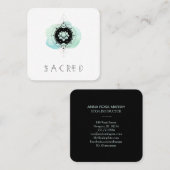 *~*蓮の聖なる月と涅槃の象徴 スクエア名刺 (正面/裏面)