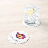 蓮の花が咲く ペーパーコースター (インサイチュ)