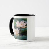 蓮の花が咲く、中国 マグカップ (正面左)