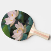 蓮の花が咲く、中国 卓球ラケット (横)