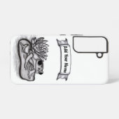 蓮の花でフロギーあなたの名前を追加 SAMSUNG GALAXYケース (裏面横)