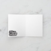 蓮の花でフロギー、テキストを追加 カード (内部)
