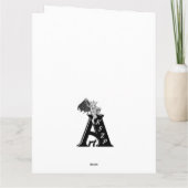 蓮の花でフロギー、テキストを追加 カード (裏面)