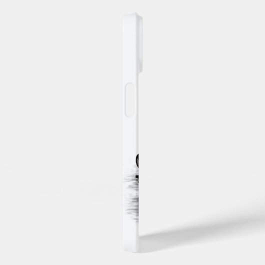 蓮の花で曇った Case-Mate iPhoneケース (裏面 / 右)