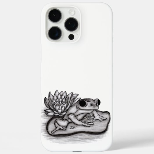 蓮の花で曇った Case-Mate iPhoneケース (裏面)