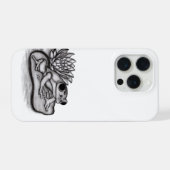 蓮の花で曇った iPhoneケース (裏面横)