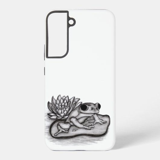 蓮の花で曇った SAMSUNG GALAXYケース (裏面)